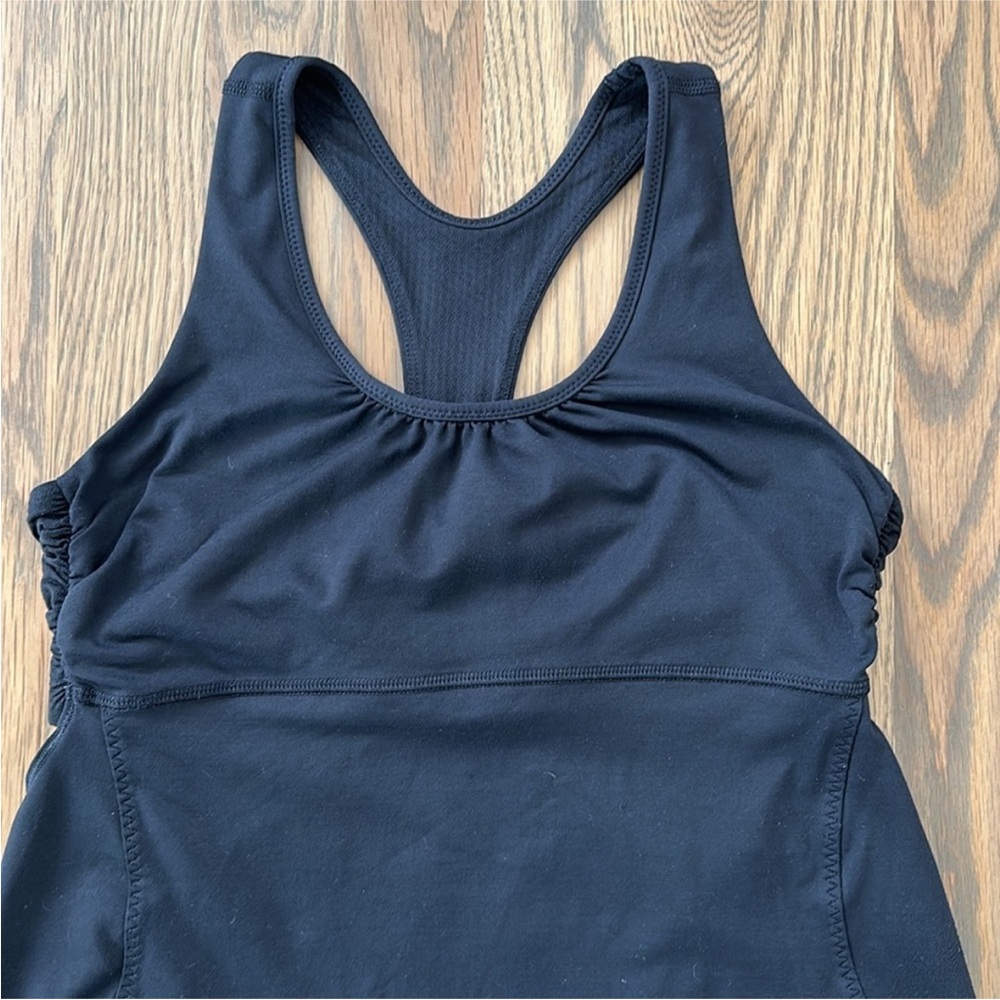 Lululemon Tank Top Bundle Sz 6 Women’s Turbo Tuck Me In Black Orange Gray Sporty - Picture 4 of 12